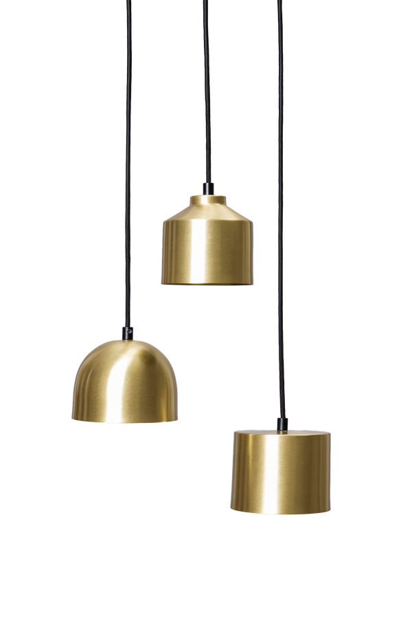 Brass Pendants Trio