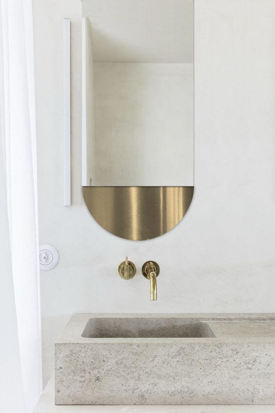The Brass Pill Mirror - Acre Studio