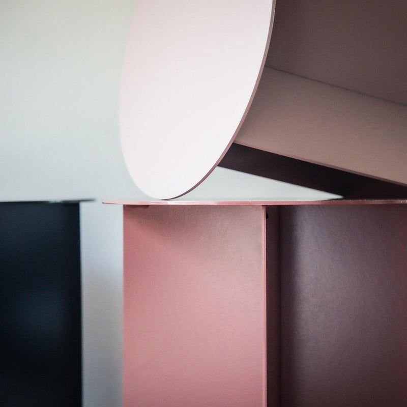 Designer steel side tables. nestinge side tables. occasional tables. side table. coloured nesting table. 