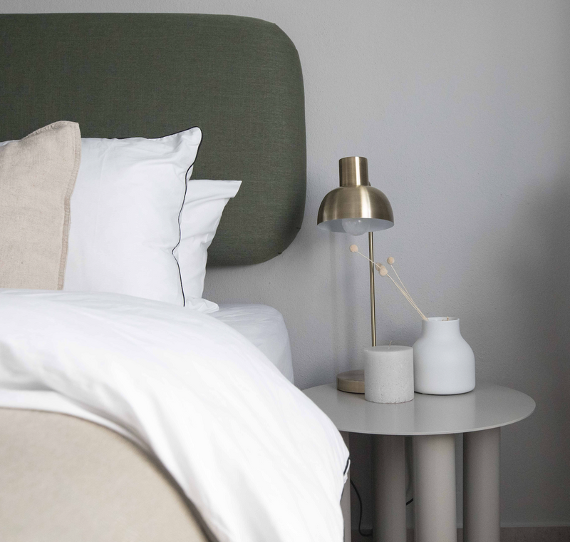 Acre Studio Chonky side table in steel