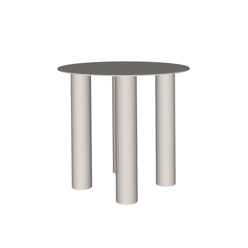 Acre Studio Chonky side table in steel