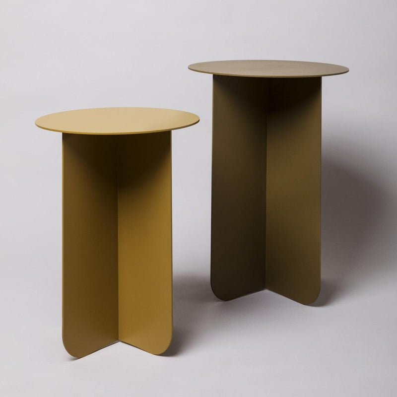 Designer steel side tables. nestinge side tables. occasional tables. side table. coloured nesting table. 