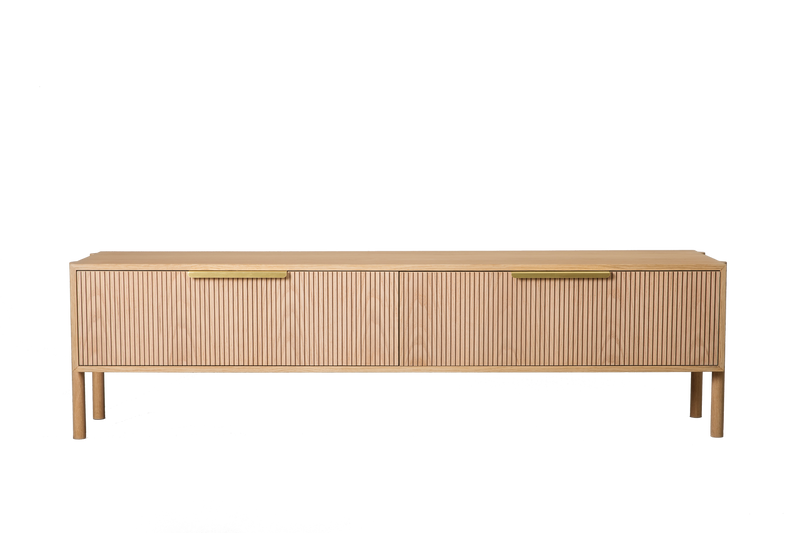 Leggy tv unit leggy consol unit tv unit great to use as a tv unit or console unit in a entrance or foyer. White oak and oak veneer unit. 